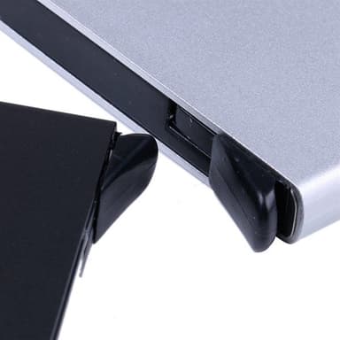 Kortholder kredittkortdeksel RFID-beskttet Aluminium Popup - Svart