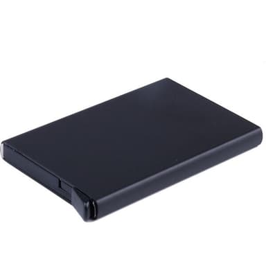 Kortholder kredittkortdeksel RFID-beskttet Aluminium Popup - Svart