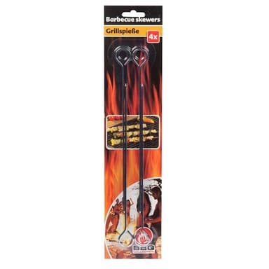 4-pk grillspyd 24cm