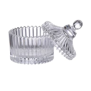 Alpina Glasskrukke med lokk 7cm