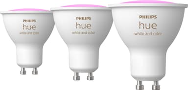 Philips Hue WCA LED-pære 4,2W, GU10 (3-pk)