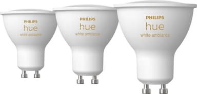 Philips Hue WhiteAmbiance LED-pære 4,2W, GU10