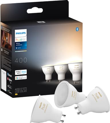 Philips Hue WhiteAmbiance LED-pære 4,2W, GU10