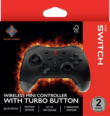 Deltaco Mini Wireless Switch, PC, Android, iOS kontroller