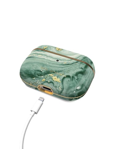 Printed AirPods Case PRO 1/2 Mint Swirl Marble