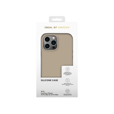Silicone Case iPhone 12PM/13PM Beige