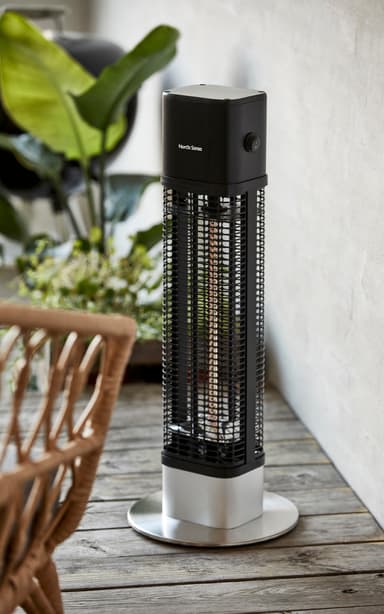 Nordic Sense Patio heater 1200 watt Black/Silver