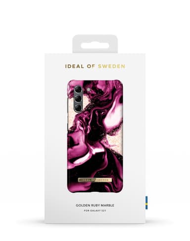 Printed Case Galaxy S21 Golden Ruby