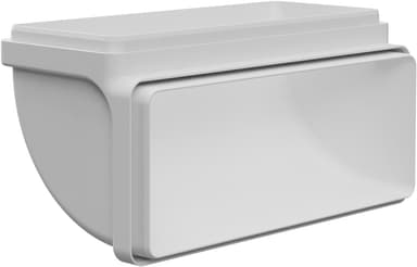 Witt IT001 90° vertikalt buet ventilasjonsrør 220x90 mm