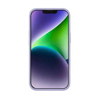 Baseus Liquid Silica Gel-deksel til iPhone 14 Plus (lavendel)+ herdet glass + rengjøringssett