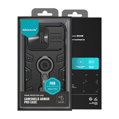 Deksel Nillkin CamShield Armor Pro for iPhone 14 Pro (svart)