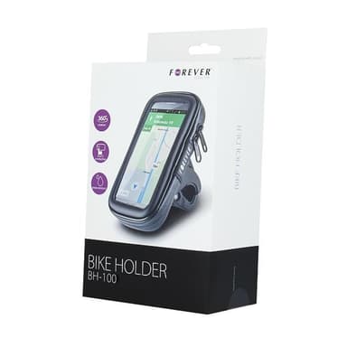 Forever BH-100XL, sykkelholder for mobiltelefon og GPS (5,7"")