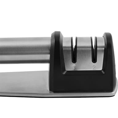 Knivsliper, 2 slipeskiver, rustfritt stål