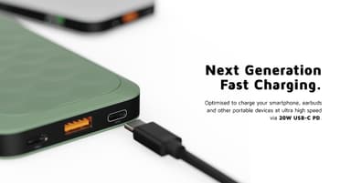 Xtorm 20W Fuel Series 10000mAh powerbank (grønn)