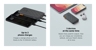 Xtorm 20W Fuel Series 10000mAh powerbank (sort)