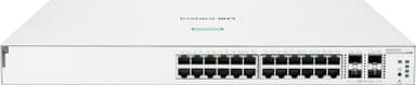 HPE Networking Instant On 1930 (24G 4SFP+ 370W) nettverksbryter