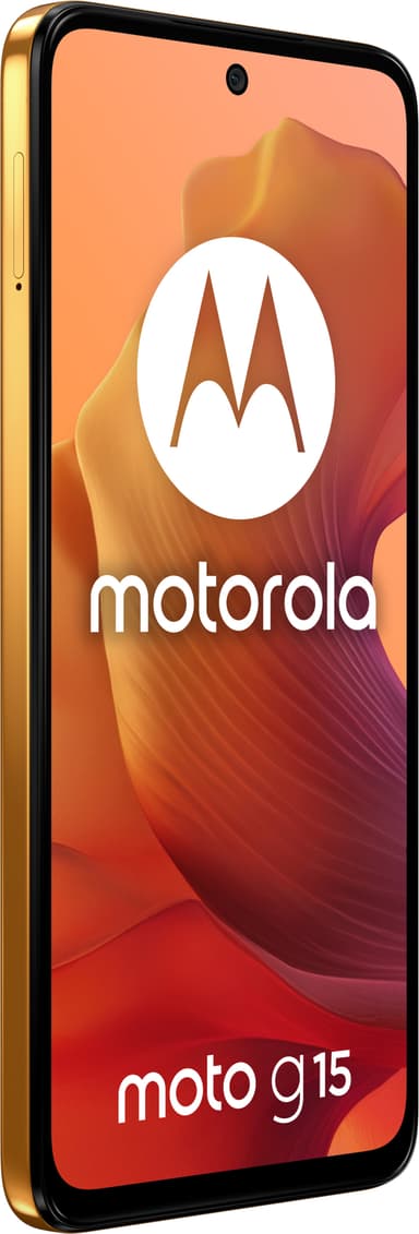 Motorola Moto G15 smarttelefon  4/128GB (oransje)
