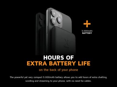 Xtorm FS5W051 Magnetic trådløs powerbank (midnattsort)