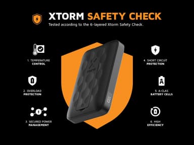 Xtorm FS5W101 Magnetic trådløs powerbank (midnattsort)