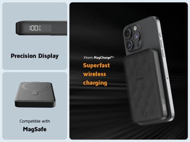 Xtorm FS5W051 Magnetic trådløs powerbank (midnattsort)