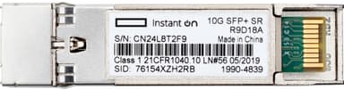 HPE Networking IO 10G SFP+ LC SR 300m MMF-sender/mottaker