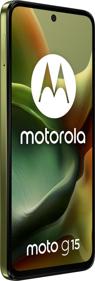 Motorola Moto G15 smarttelefon 4/128GB (grønn)