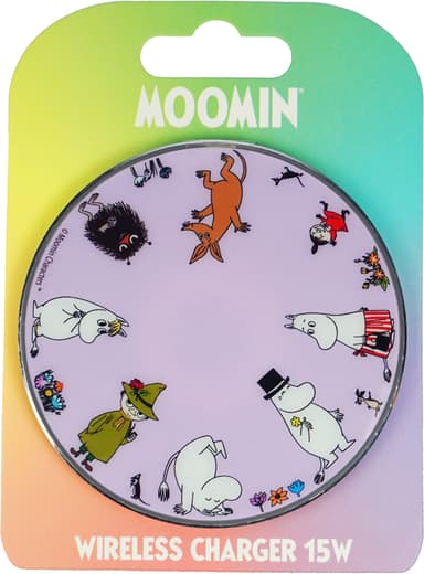 Moomin 15W trådløs lader (lilac)