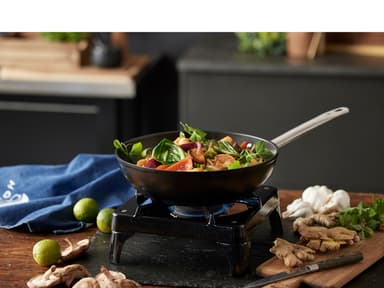 HOLM Wok Dia 28 cm Black
