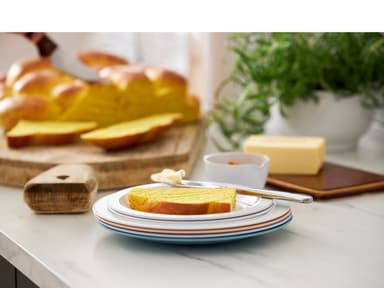 Rosti Hamlet Dinner plate Dia 24.5 x 2 cm White