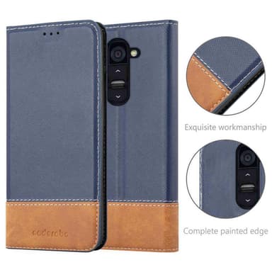 LG G2 Deksel Case Cover (blå)