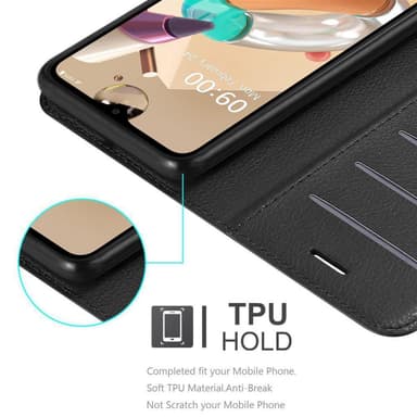 LG K41S lommebokdeksel etui (svart)