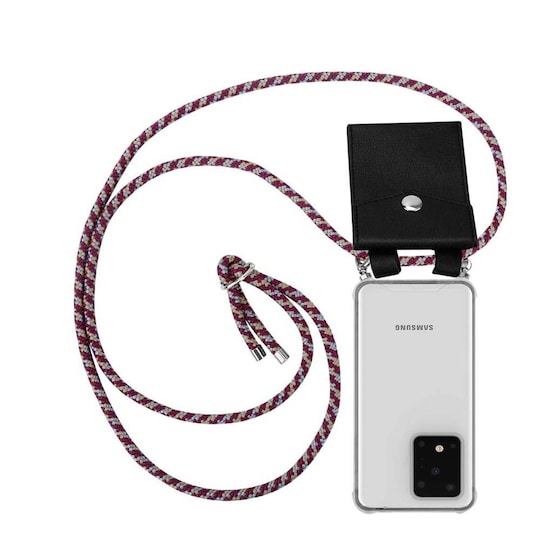 Samsung Galaxy S20 ULTRA Deksel med Halskjede (rød)