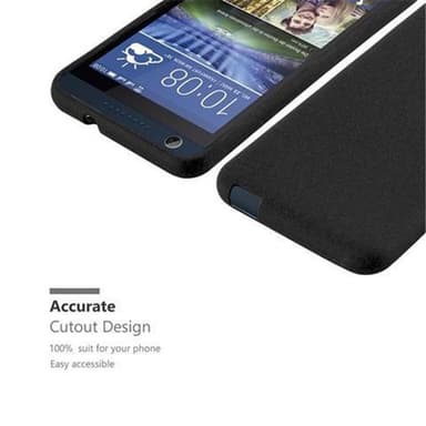 HTC Desire 626G silikondeksel case (svart)