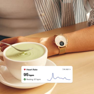 Withings ScanWatch Light hybrid smartklokke 37mm (sort)