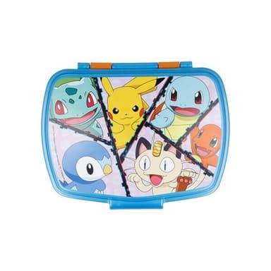 Pokemon-lunsjboks med slitesterkt plastmateriale og romslig design