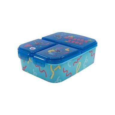 Stitch matboks med praktiske rom og slitesterk plastdesign
