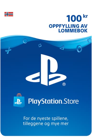 PlayStation Store PSN gavekort 100 NOK