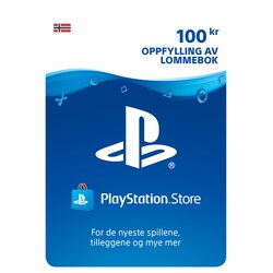 PlayStation Store PSN gavekort 100 NOK