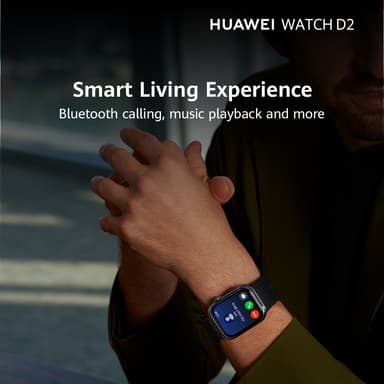 Huawei Watch D2 smartklokke (sort)