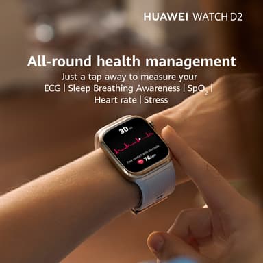 Huawei Watch D2 smartklokke (sort)