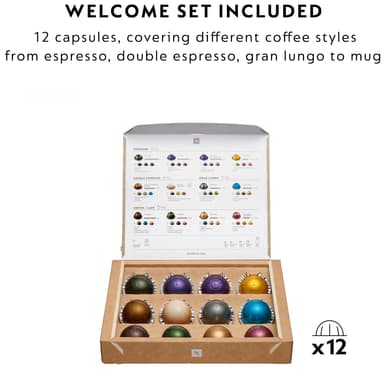 Nespresso Vertuo Pop x Oatly verdipakke av DeLonghi (sort)