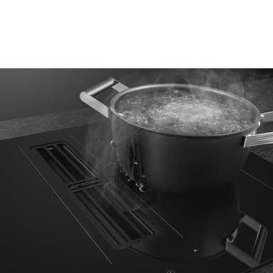Smeg Platetopp med integrert ventilasjon HOBD472D2