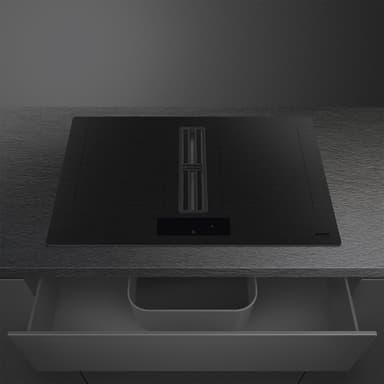 Smeg Platetopp med integrert ventilasjon HOBD382MB2