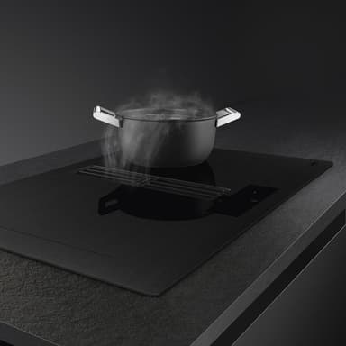 Smeg Platetopp med integrert ventilasjon HOBD382MB2