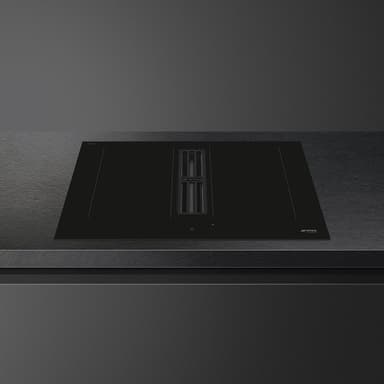 Smeg Platetopp med integrert ventilasjon HOBD472D2