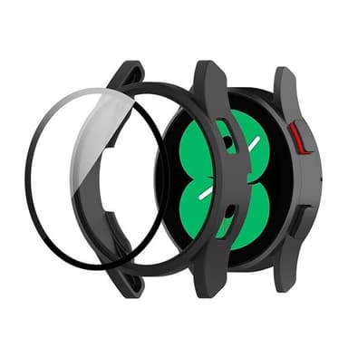 Beskyttelsessdeksel og skjermbeskytter for Samsung Galaxy Watch 4 40mm Sort
