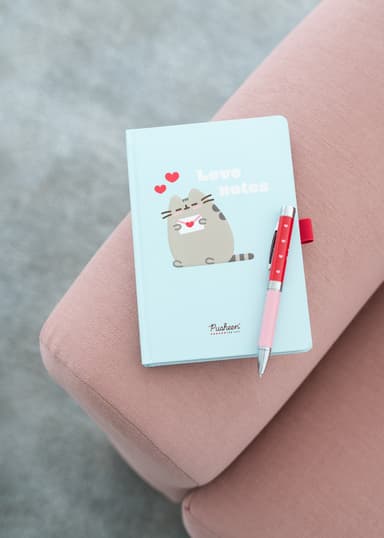 Grupo Erik Pusheen notatbok og penn