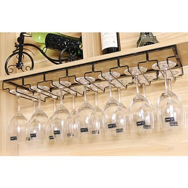 Glassholder 7 - 70 cm vinglassholder for hyllemontering
