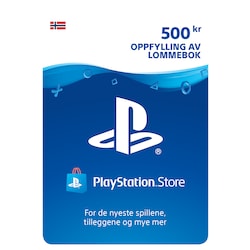PlayStation Store PSN gavekort 500 NOK