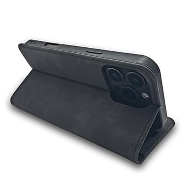 Kunstlærveske til iPhone 16 Pro Max - Svart